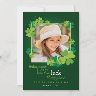 Love Luck and Laughter St. Patrick's Day Card