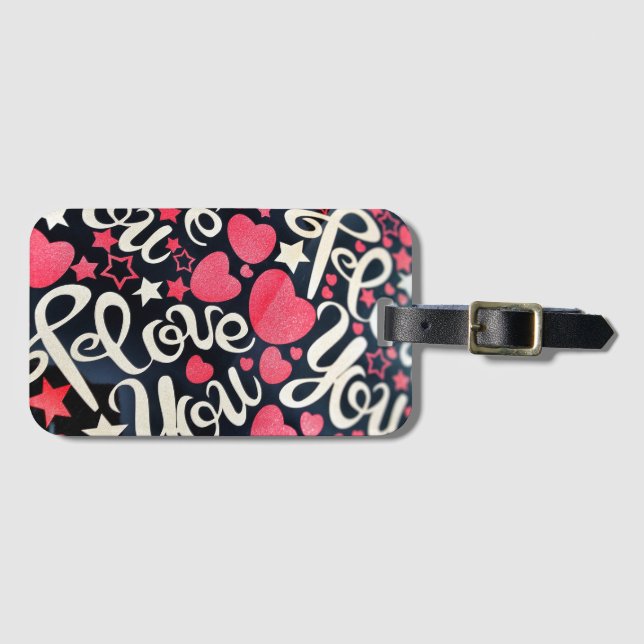 Love Luggage Tag (Front Horizontal)
