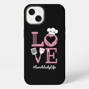 Love Lunch Lady Life Funny Valentines Day Gifts iPhone 13 Case