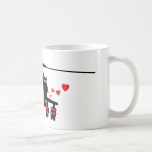 Love Machine Attack Chopper Coffee Mug