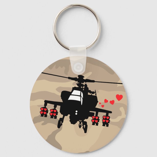 Love Machine Attack Chopper Key Ring (Front)