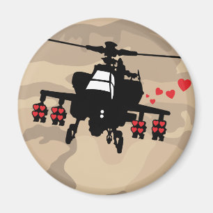Love Machine Attack Chopper Magnet