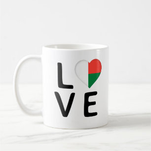 Love - Madagascar Flag Coffee Mug