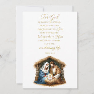 Love Made Flesh Christmas  Holiday Card