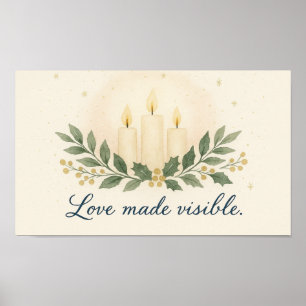 Love Made Visible — Christmas Poster