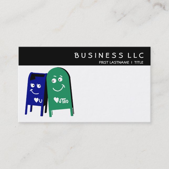 love mailboxes business card (Front)