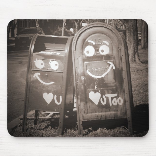 love mailboxes : i heart you mouse mat (Front)