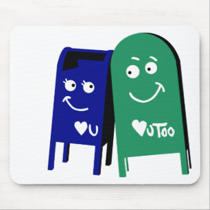 love mailboxes : i love you mouse mat