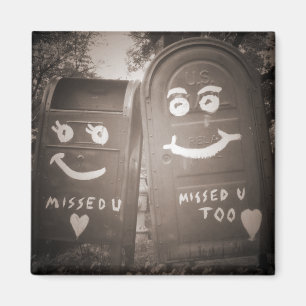 love mailboxes : i missed you magnet