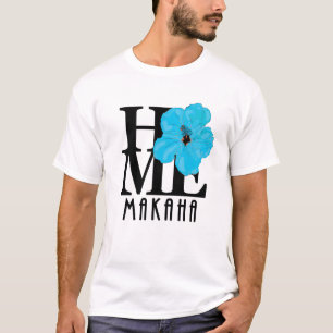LOVE Makaha Hawaii Blue Hibiscus T-Shirt