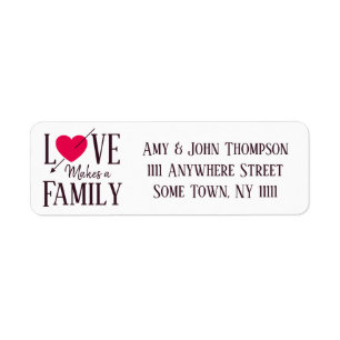 Love Makes a Family - Adoption Party Supplies