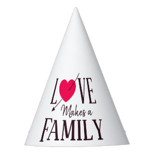 Love Makes a Family - Adoption Party Supplies Party Hat