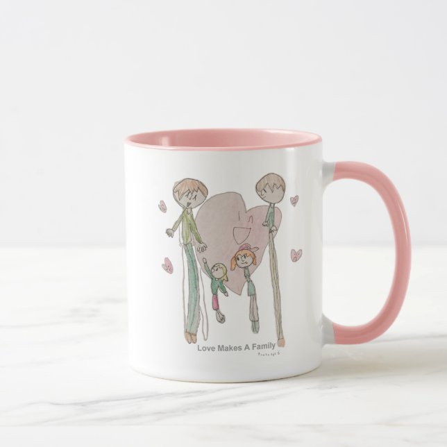 Love Makes a Family by Annika--11 oz Mug (Right)