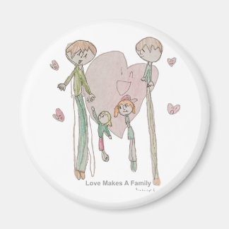 Love Makes a Family by Annika--Magnets Magnet