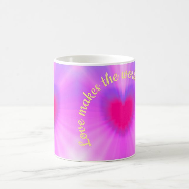Love makes the world go around  coffee mug (Center)