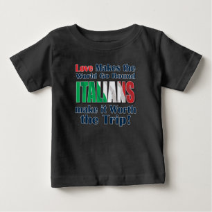 Love Makes the World Go Round Baby T-Shirt