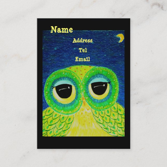 Love Makes You Larger Than Life Business Card (Front)