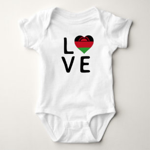 Love - Malawi Flag Baby Bodysuit