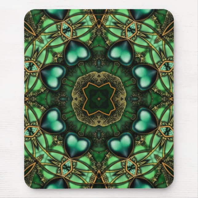 Love Mandala Fractalscopes Mousepad (Front)