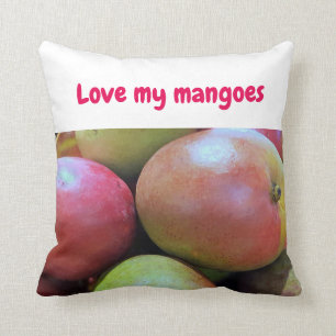 Love mangos Throw Pillow