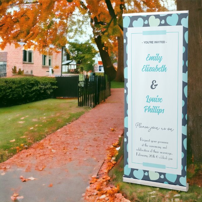 Love Marriage Retractable Banner (Creator Uploaded)