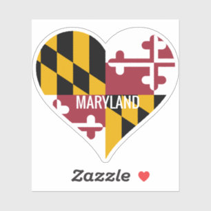 Love Maryland Flag