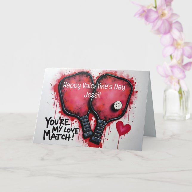 Love Match Rally💘 Valentine's  Card (Orchid)