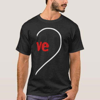 Love Matching Couple Valentine’s Day Cute Heart T-Shirt