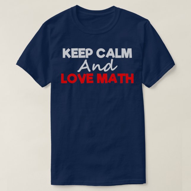 Love Math 1 T-Shirt (Design Front)