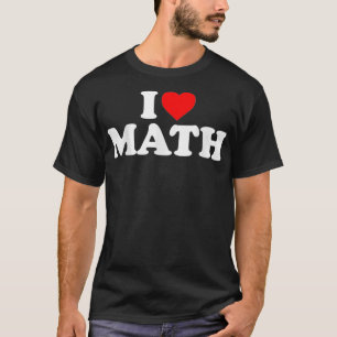 Love Math Heart T-Shirt