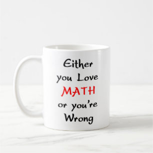 love math or coffee mug