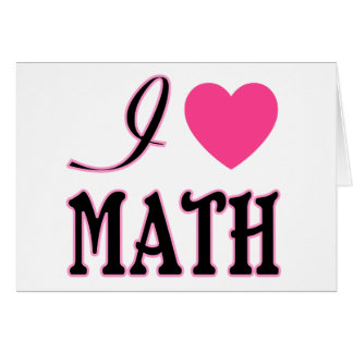 Love Math Pink Heart Logo