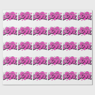 LOVE Matte Wrapping Paper