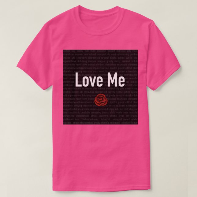Love me although im flawed T-Shirt (Design Front)
