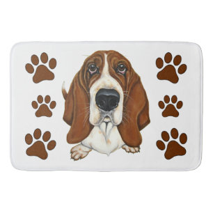 Love Me Dog Basset Hound Bath Mat