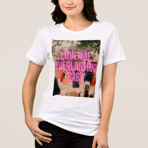 Love Me Everlasting Baby Neon Cyberpunk Wedding Di Tri-Blend Shirt