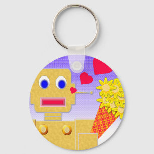 Love Me, I'm a Bot Key Ring