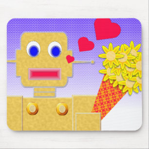 Love Me, I'm a Bot Mouse Mat