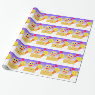 Love Me, I'm a Bot Wrapping Paper