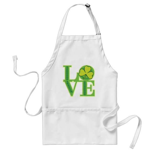 Love Me, I'm Irish Standard Apron (Front)