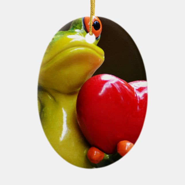 Love Me....I'm Lonley Ceramic Tree Decoration (Front)