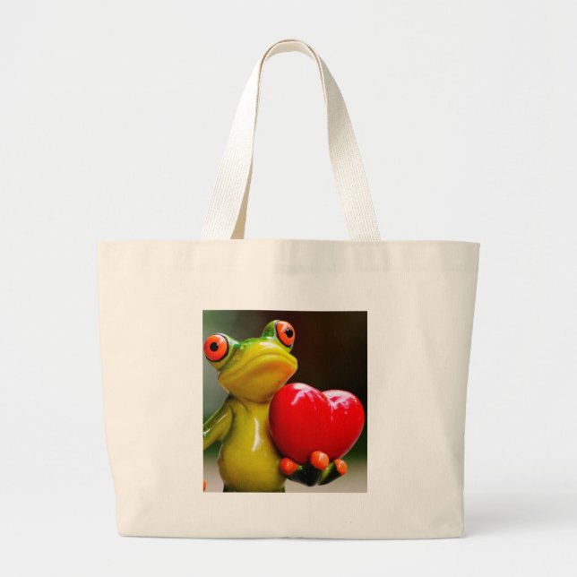 Love Me....I'm Lonley Large Tote Bag (Front)