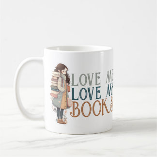 Love me Love my books Backpack Personalised Coffee Mug