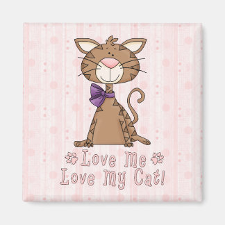 Love Me, Love My Cat Magnet