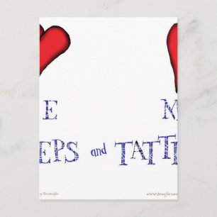 love me love my neeps and tatties postcard