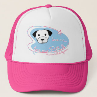 Love me...love my Pitbull Trucker Hat