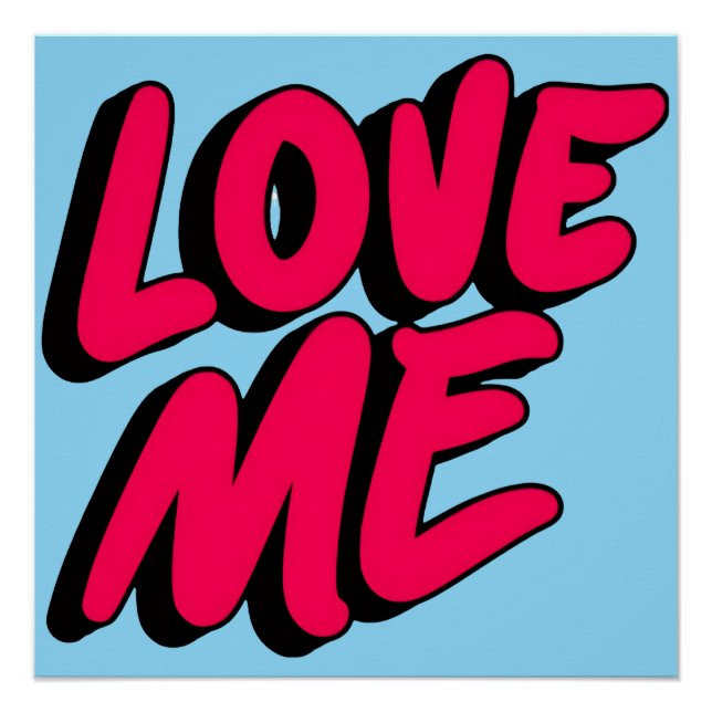 Love me poster (Front)