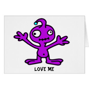 Love Me Purple Alien