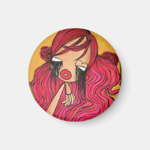 "Love Me Sweet" Round Magnet