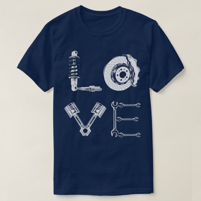 Love Mechanic Im A Mechanic  T-Shirt (Design Front)